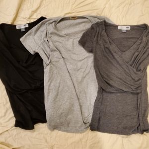 Maternity Nursing T-shirts bundle - 3 tees size XS/S